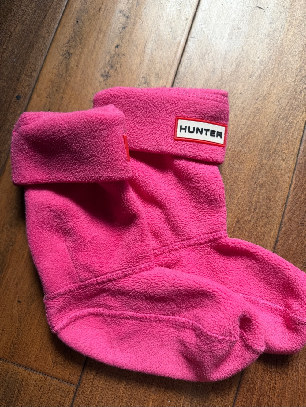 Hunter Bright Pink Fleece Boot Liners Size Small